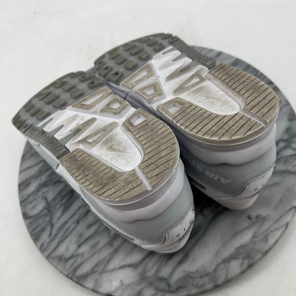 Nike Mens 9.5 Air Span 2 Athletic Sneaker Retro White Golf Grey Shoe AH8047-105 - Picture 8 of 13